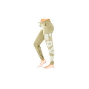 Coco Limon Women'S "Love" Joggers Skinny - Army Gr